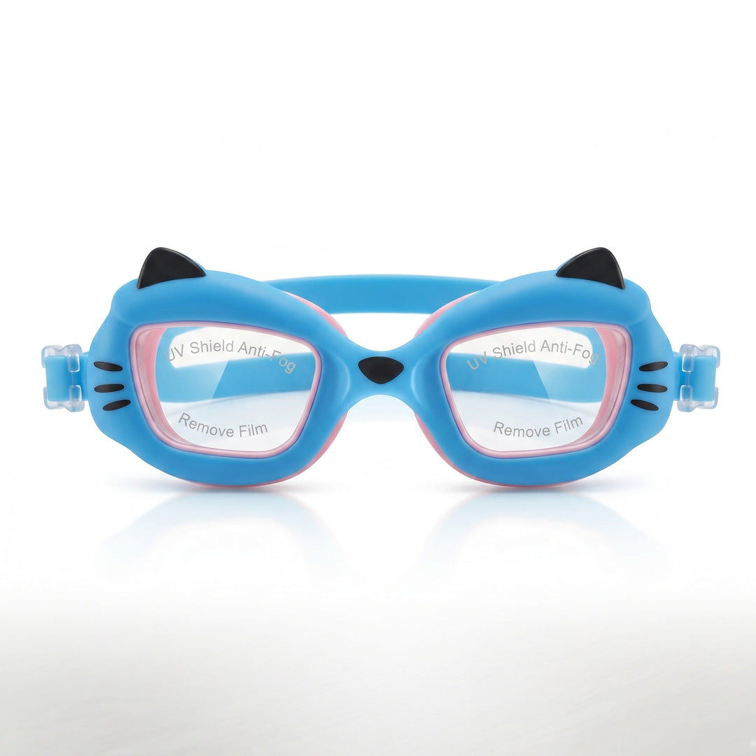 Swim goggles in a cute cat design with anti-fog technology Kalsten