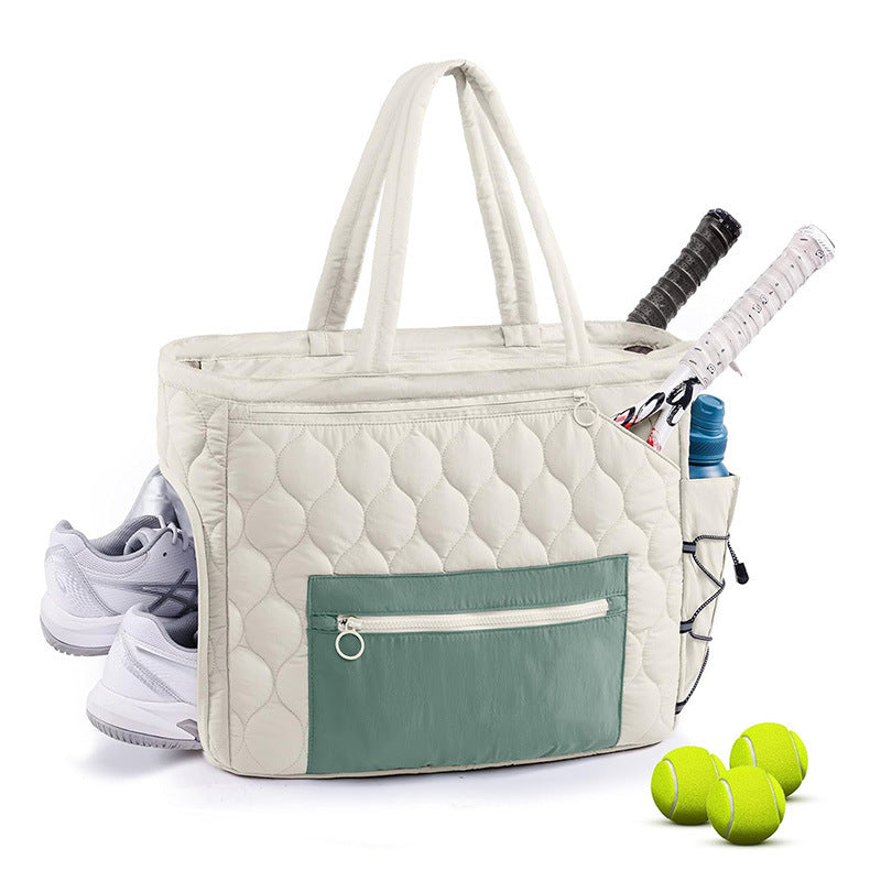 Sporty tennis bag with special shoe and accessory compartments Kalsten