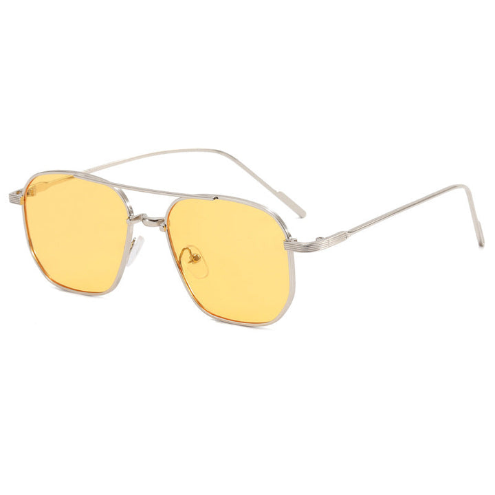 Women's fashionable geometric glasses with elegant metal frame Kalsten