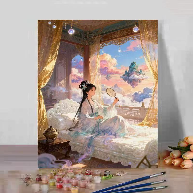 Fantasy Landscape Paint by Numbers Art Kit Kalsten