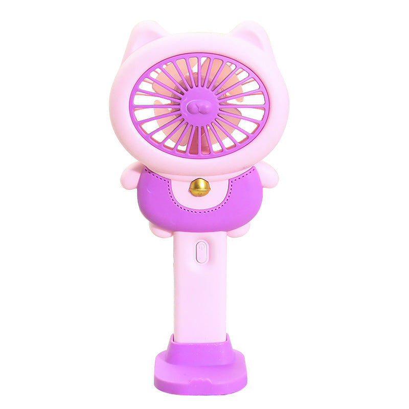 Ladies handheld fan in playful animal design Kalsten