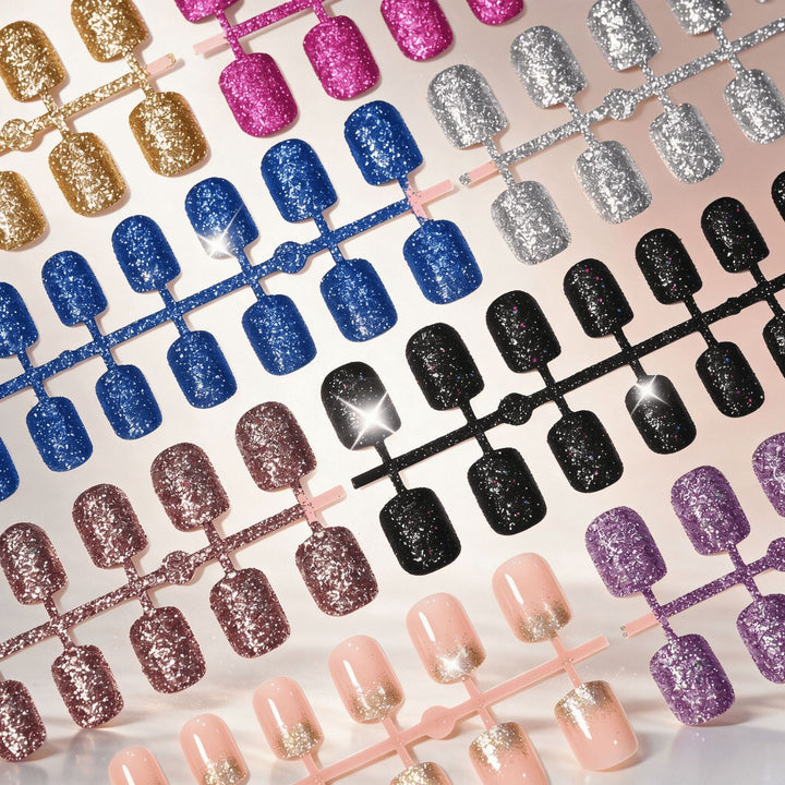 Sparkling Press-On Nail Set Kalsten