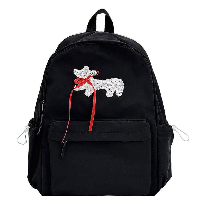 Embroidered Animal Design Backpack Kalsten