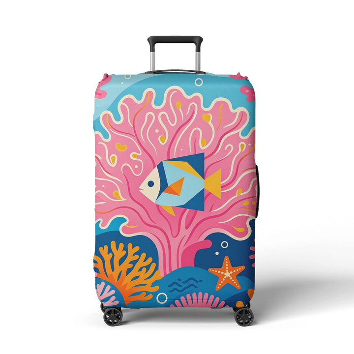 Women's suitcase sock with colorful coral design Kalsten