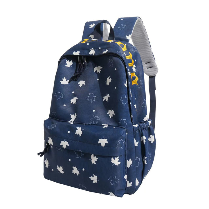 Stylish Leaf-Patterned Backpack Kalsten