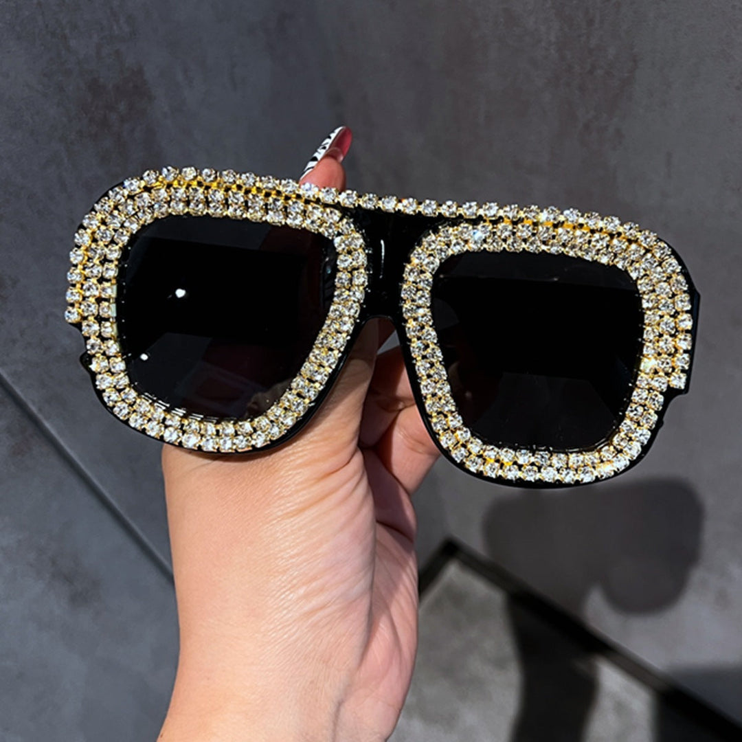 Ladies Glamorous Sunglasses with Extravagant Crystal Frame Kalsten