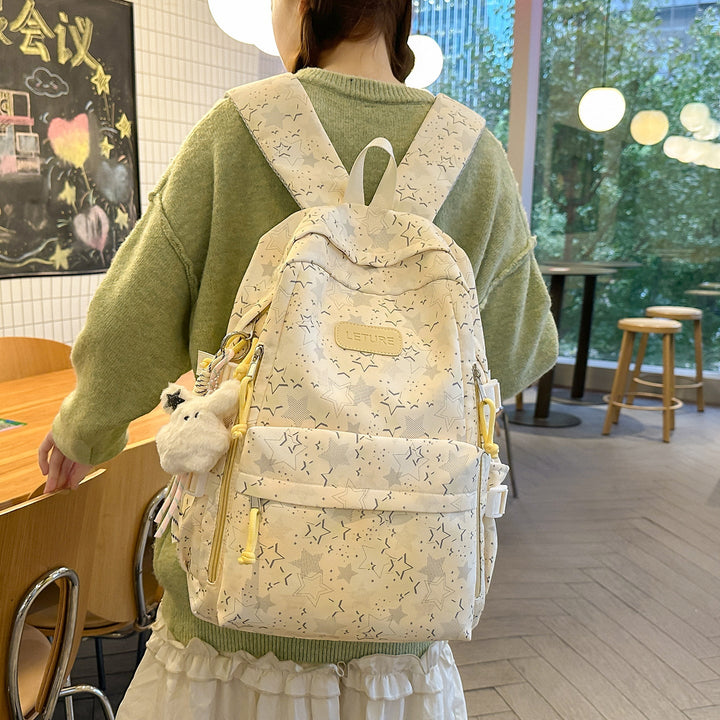 Star-Patterned Lightweight Backpack Kalsten