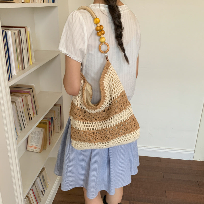 Casual Crocheted Shoulder Bag Kalsten