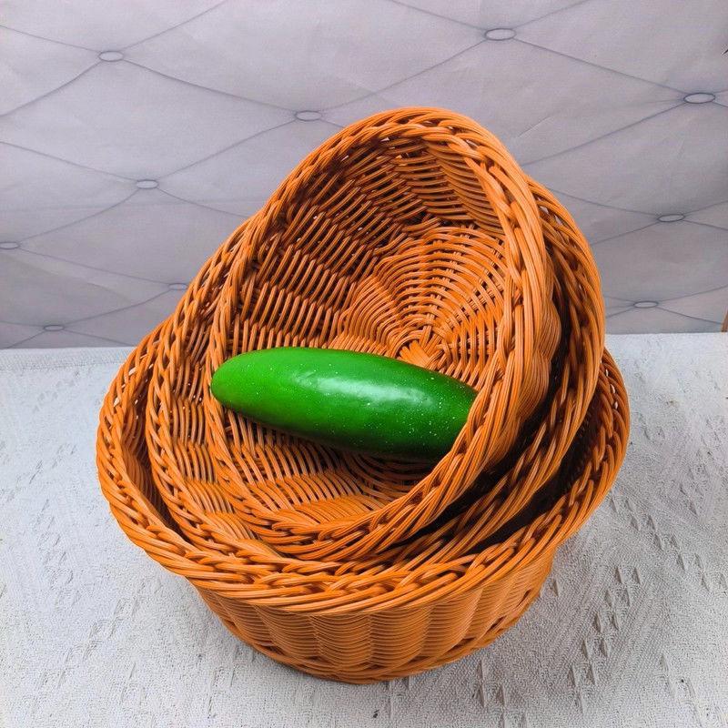 Handwoven Fruit Serving Bowls Kalsten