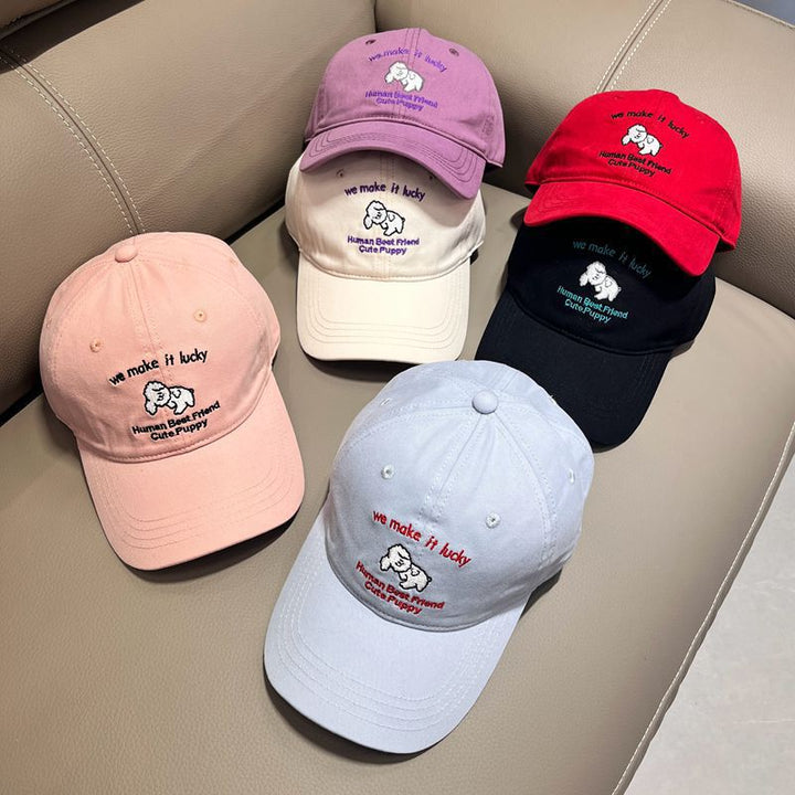 Men's Casual Embroidered Puppy Design Baseball Cap Kalsten