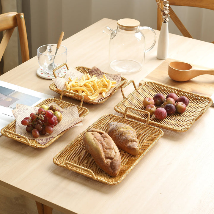 Home Decorative Woven Serving Tray Kalsten