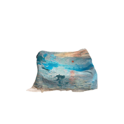 Artistic Floral Throw Blanket