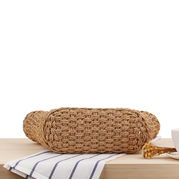Handmade woven basket bag in Scandinavian style Kalsten
