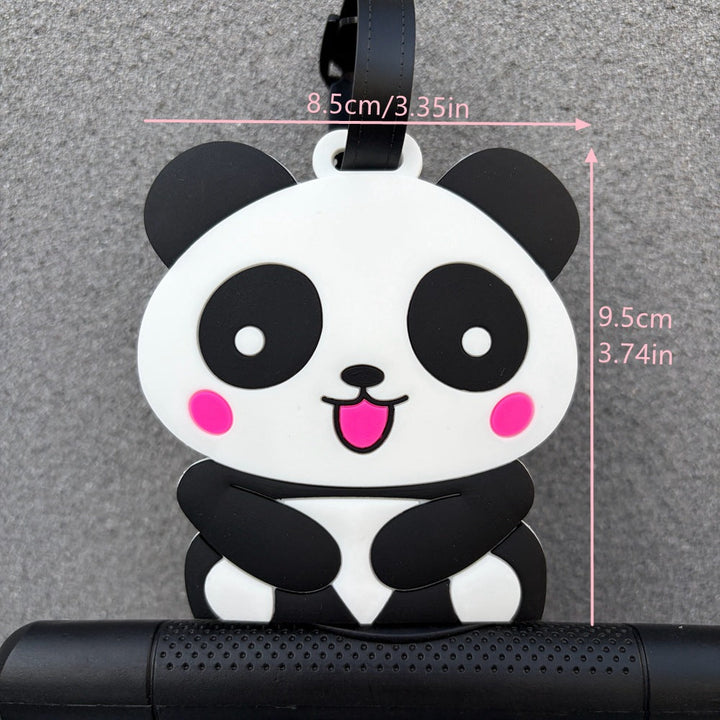 Panda-Themed Luggage Identifier Kalsten