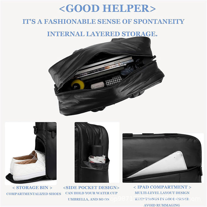 Multifunctional tote bag with insulated interior compartment Kalsten