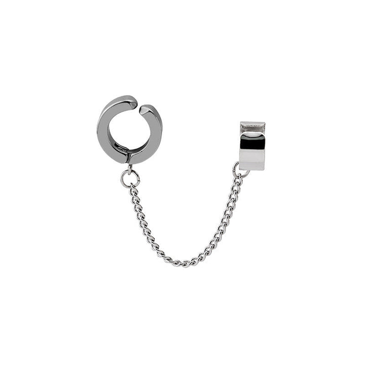 Stylish Silver Chain Link Ear Cuff Kalsten