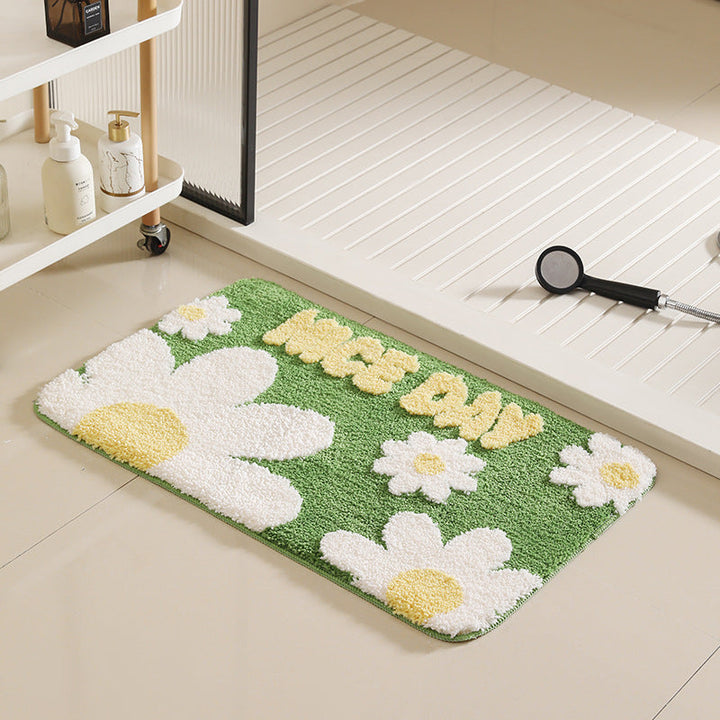 Decorative Fruit-Themed Bath Rug Kalsten