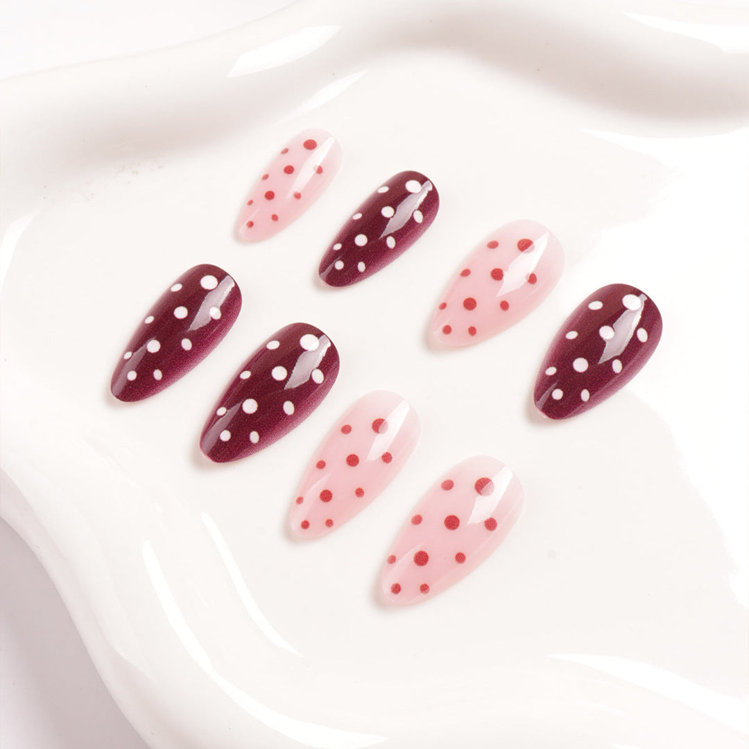 Polka Dot Nail Art Design Kalsten