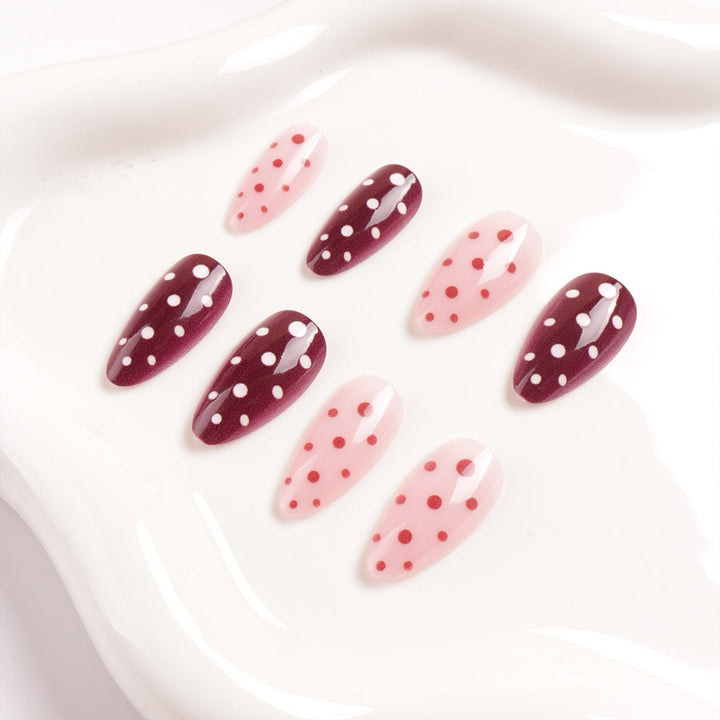 Polka Dot Nail Art Design Kalsten