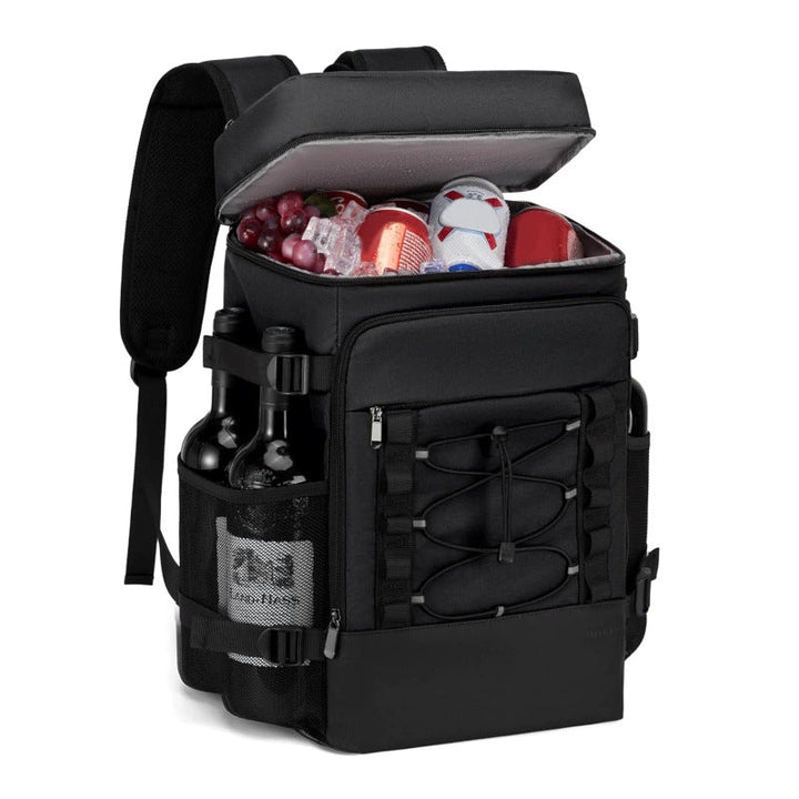 Unisex insulated cooler backpack with large capacity, separate bottle holder, and sturdy bottom Kalsten