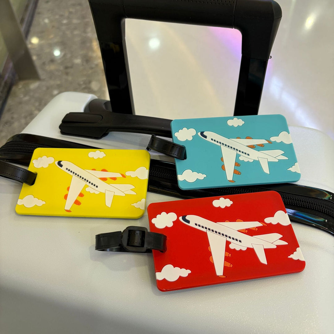 Airplane-Themed Luggage Tag Kalsten