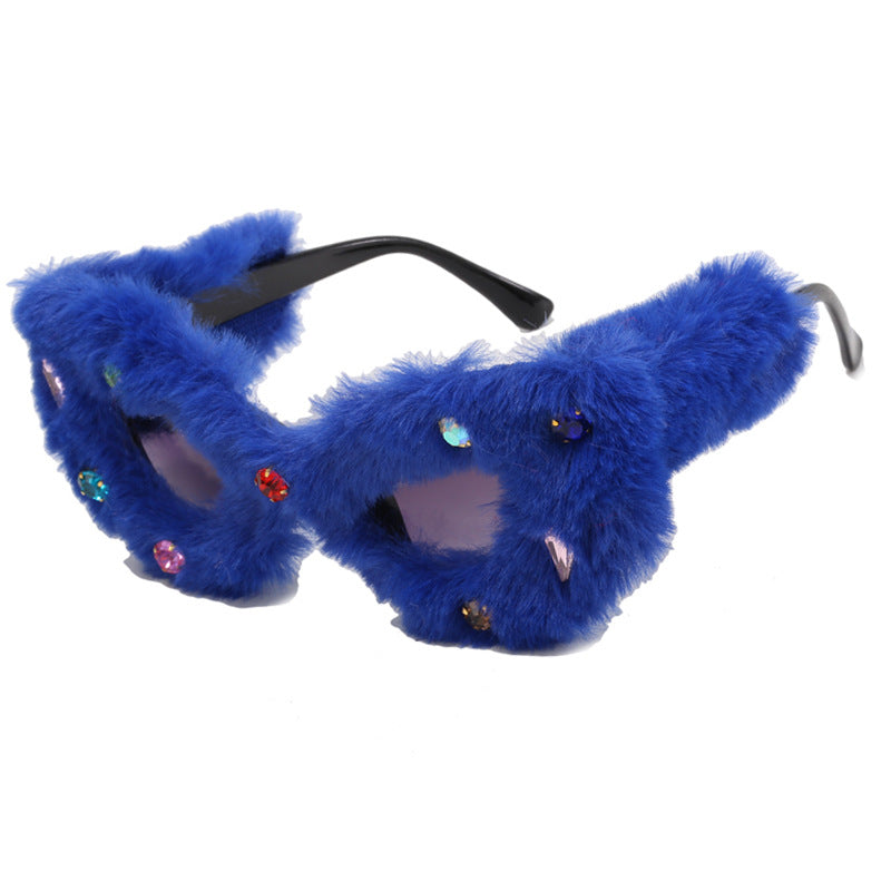 Women striking, padded sunglasses with decorated frame Kalsten