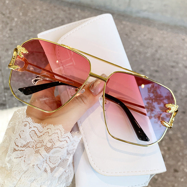 Ladies square sunglasses with luxurious metal frame Kalsten