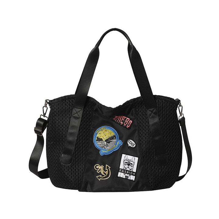 Fashion-Forward Texture-Detail Tote