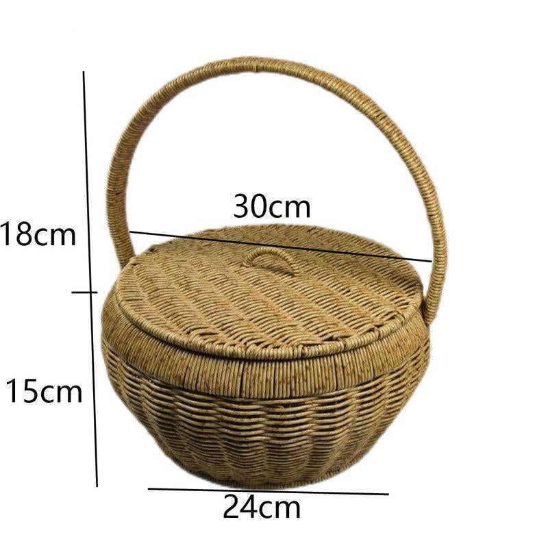 Multi-Layer Woven Picnic Storage Basket Kalsten