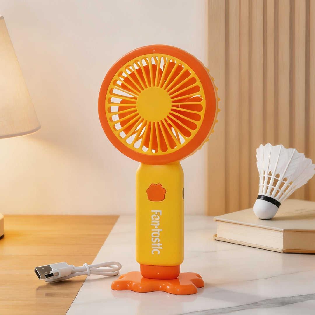 Women's Portable Mini Fan with Spray Function and USB Charging Option Kalsten