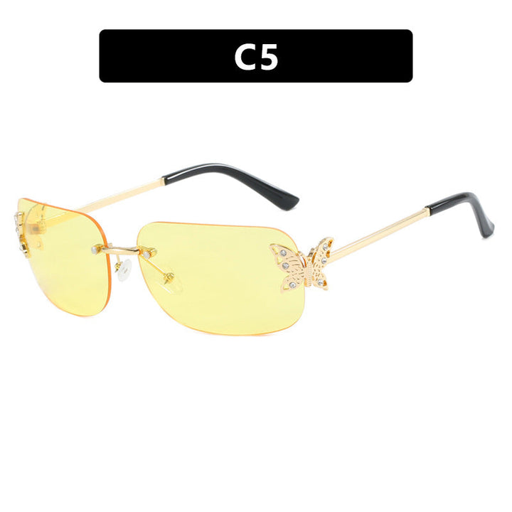 Ladies fashionable sunglasses with delicate butterfly design and protective lenses Kalsten