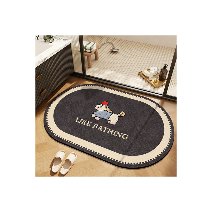 Playful Zoo-Themed Bathroom Mat Kalsten