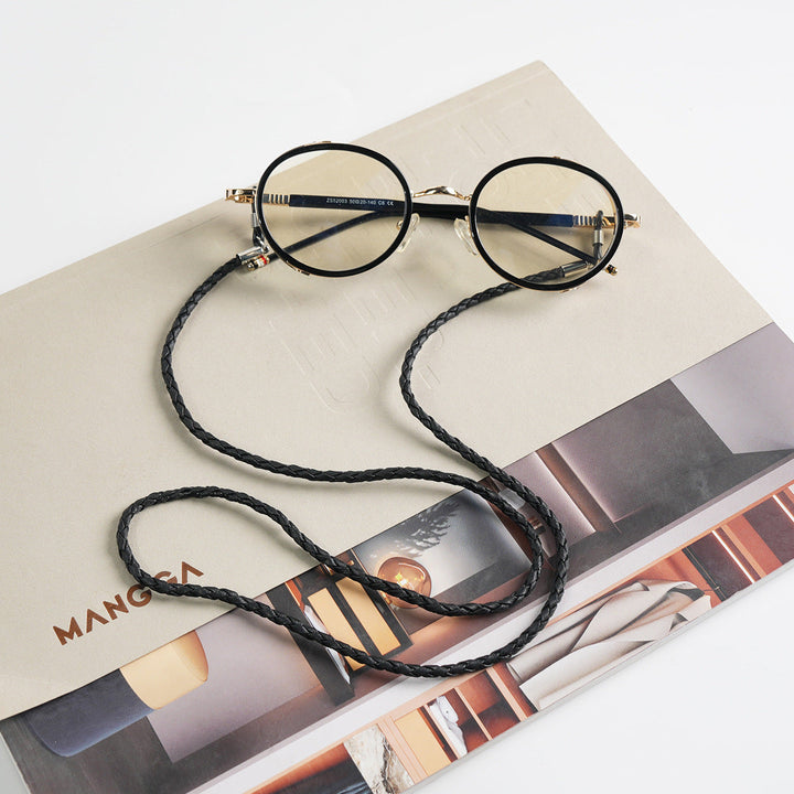 Braided Leather Eyewear Holder kalsten