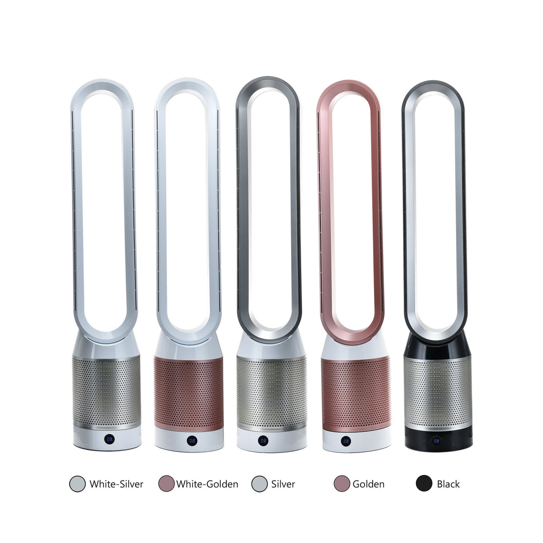 Cooling bladeless tower fan with HEPA air purifier and remote control Kalsten