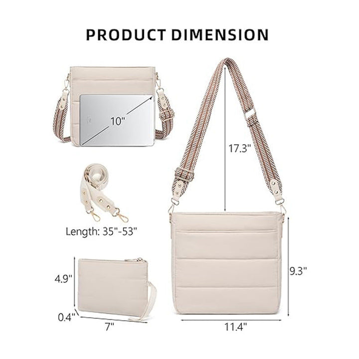 Versatile crossbody bag with detachable card case Kalsten