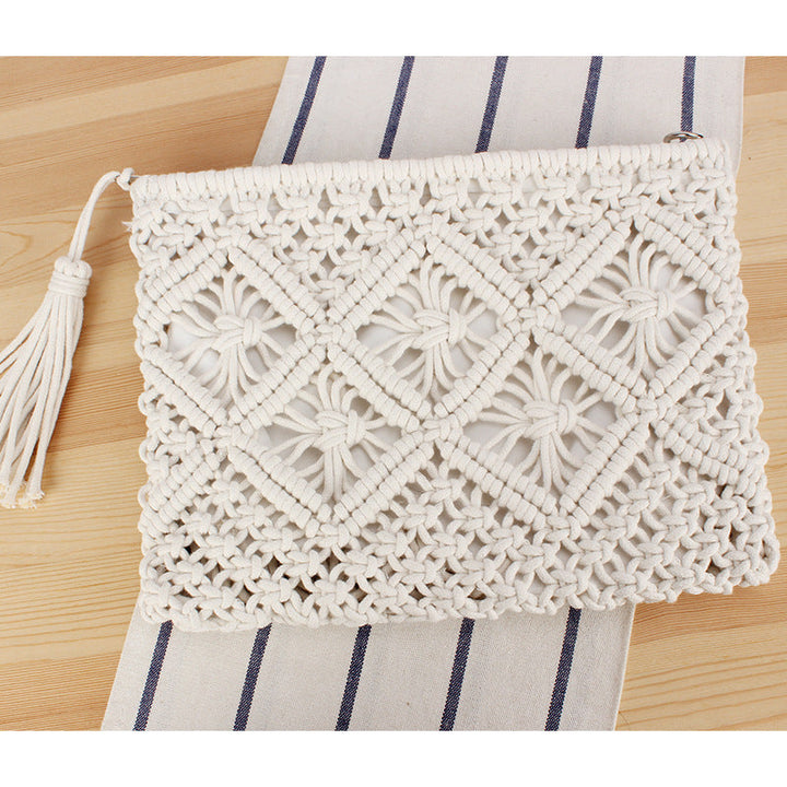 Macrame Clutch with Filigree Design Kalsten