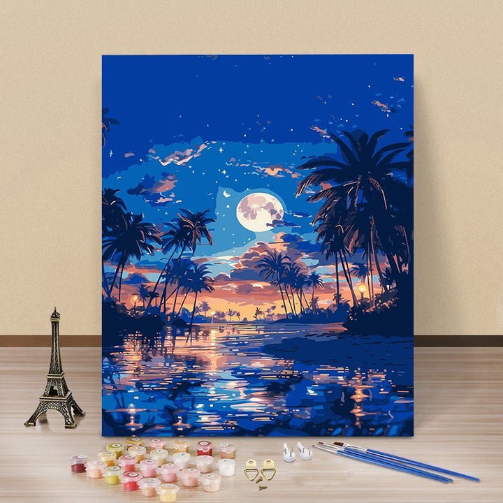 Artistic Coffee Shop Canvas Art Kit Kalsten