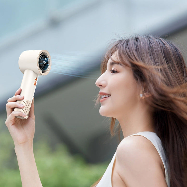 Unisex nan high-power digital handheld hair dryer with precise multi-step airflow Kalsten