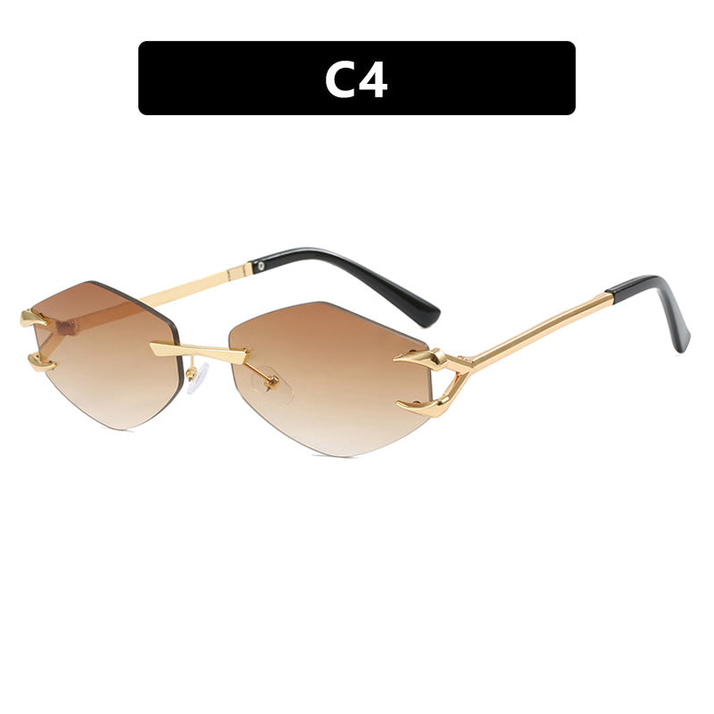 Women's extravagant hexagonal sunglasses with innovative frame and UV protection Kalsten