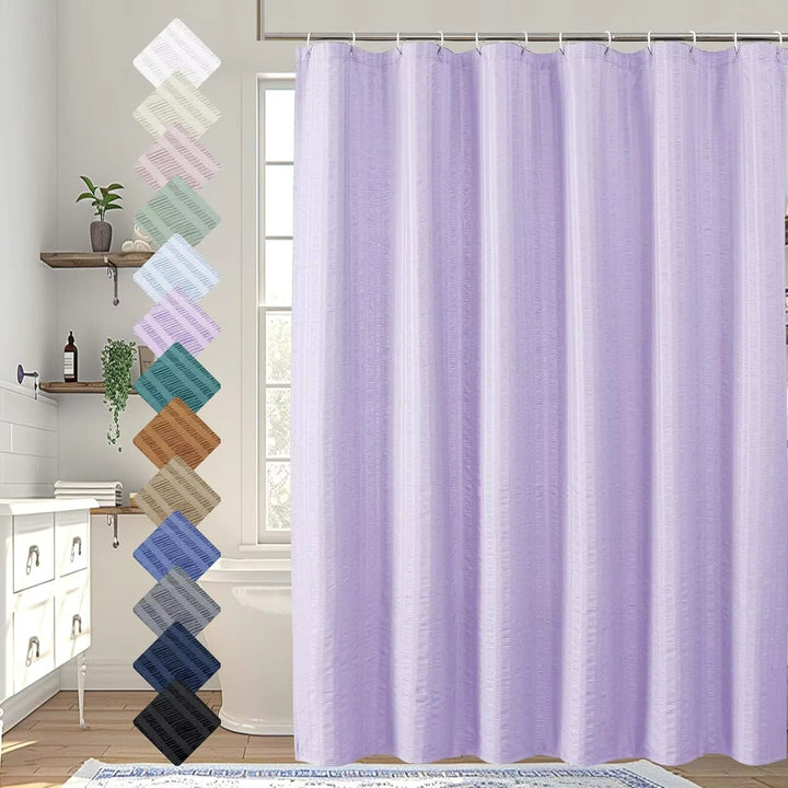 Premium Textured Shower Curtain Kalsten