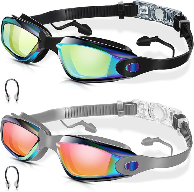 Swim goggles with adjustable head strap and anti-fog technology Kalsten