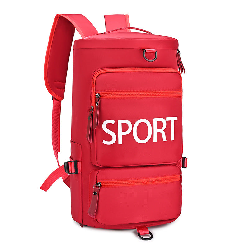 Sporty backpack with multiple compartments and reflective elements Kalsten