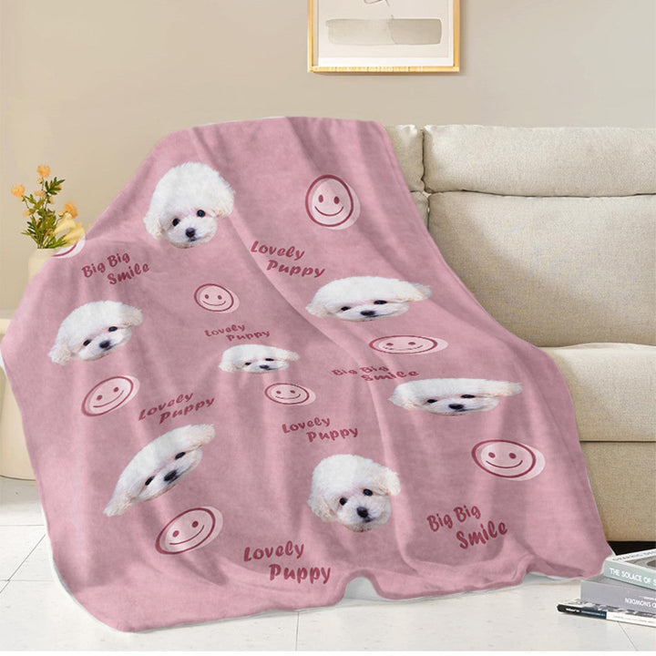 Cute Cat Pattern Fleece Blanket Kalsten