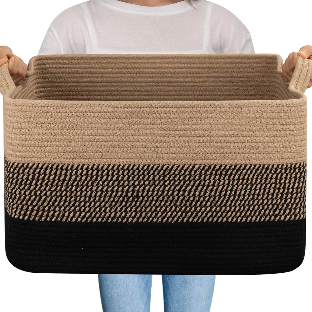Women Versatile Storage Basket with Sturdy Handles Kalsten