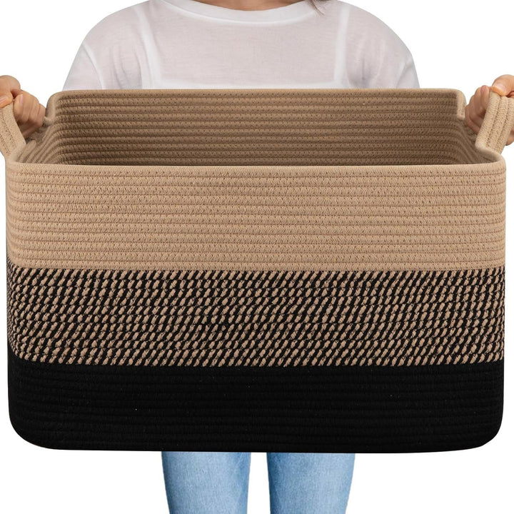 Women Versatile Storage Basket with Sturdy Handles Kalsten