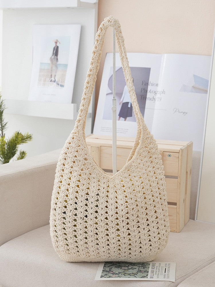 Handcrafted Net Shoulder Bag Kalsten