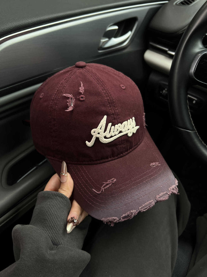 Women's Distressed Graphic Baseball Cap Kalsten