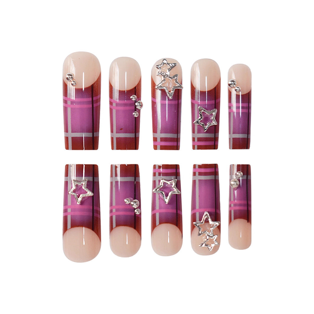 Artistic Star-Embellished Nail Art Kalsten