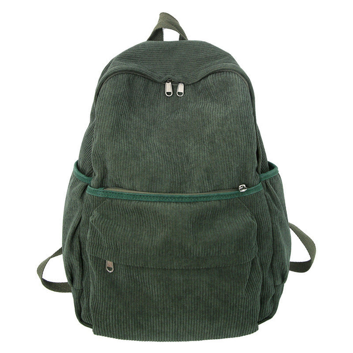 Cozy Corduroy School Backpack Kalsten