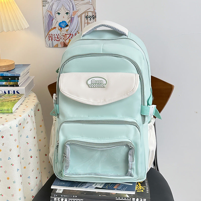 Fashion-Forward Multi-Pocket School Backpack